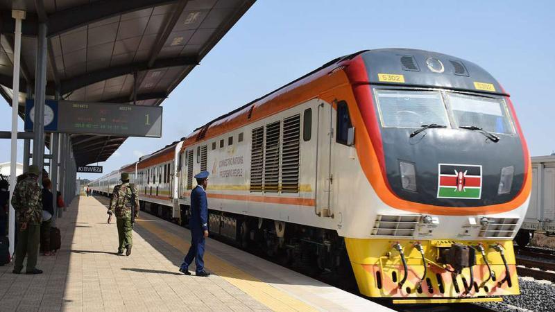 File image of the SGR daytime train in Nairobi